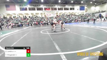 135 lbs Round Of 64 - Ezekial Landry, Nevada County Bruins vs Timmy Fitzgerald, RedWave Wrestling