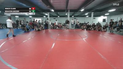 100 lbs Round 3 (6 Team) - Braxton Brown, East Carolina Elite vs Reece Clark, Micky`s Maniacs