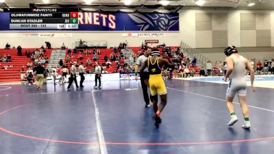 133 lbs 3rd Place Match - Oluwatunmise Faniyi, University Of Maryland, Baltimore County vs Duncan Stadler, Johns Hopkins