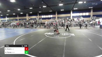 65 lbs Consi Of 8 #1 - Benjamin Myers, LV Bears WC vs Adriel Flores, Warriors Of Christ