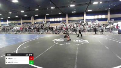 65 lbs Consi Of 8 #1 - Benjamin Myers, LV Bears WC vs Adriel Flores, Warriors Of Christ