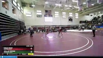184 lbs Cons. Semi - Nolan Krone, Colorado Mesa vs Cole Gray, Western Colo.