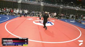 53 lbs Champ. Round 1 - Makhi Adams, Windy City Wrestlers vs Cole Barrett, Sheridan Wrestling Club