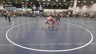 132 lbs Champ. Rd Of 32 - Kellen Downing, Flathead High School Wrestling vs Mason Avila, Iowa