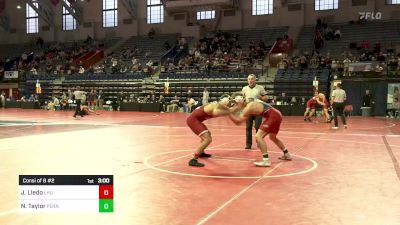 184 lbs Consi Of 8 #2 - James Lledo, Lock Haven vs Nathan Taylor, Univ Of Pennsylvania