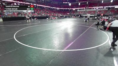 157 lbs Cons. Sub-quarters - Cyrus Butler, Whitefish Bay vs Marcus Macias, Kenosha Indian Trail