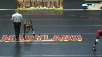 133lbs: Jhared Simmons, Maryland vs Anthony Cefelo, Rider