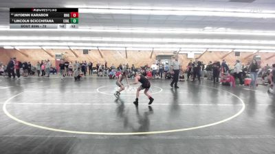 70 lbs Semifinal - Jaydenn Karabon, Binghamton vs Lincoln Scicchitana, Coal Township