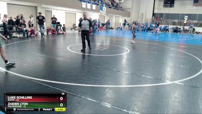 84 lbs Semis (4 Team) - Luke Schilling, BHVPP vs Zaiden Lyon, Holdingford