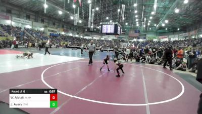 43 lbs Round Of 16 - Wesley Alstatt, Team Grand Valley Elite vs Jace Avery, Other Team