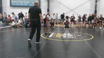 25 lbs Rr Rnd 2 - Solyn Palmer, NC United - W vs Makayela Sawyer, Mat Demon - W