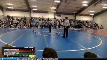 113 lbs Champ. Round 1 - Landon Norman, Newcastle/Upton vs Tanner Freeman, Thunder Basin High School