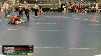 65 lbs Cons. Round 6 - Uriah Sperry, Team Grind House vs Kyler Meese, Hawks WC Lincoln