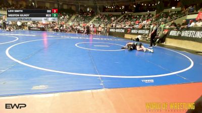 100 lbs 5th Place - Levi Smith, Outlaw Wrestling Club vs Weston Gilroy, Mojo Grappling Academy