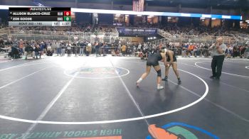 145 lbs Cons. Round 2 - Zoe Goode, Oakleaf vs Allison Blanco-Cruz, Olympic Heights