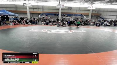 95-100 lbs Cons. Round 1 - Noah Cate, Hi Desert Mat Club vs Andre Ramirez, Lions Youth Wrestling