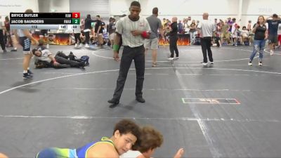 113 lbs Round 3 (4 Team) - Jacob Saunders, RWA Blue vs Bryce Butler, Reverence United White