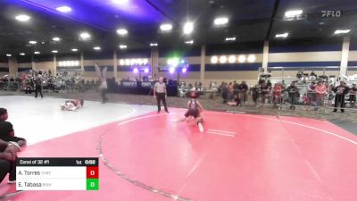 106 lbs Consi Of 32 #1 - Adam Torres, Threshold WC vs Elijah Tabasa, Bishop Gorman HS