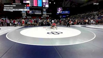 126 lbs Cons. Sub-rd Of 32 - Nadeem Haleem, IL vs Nathan Fish, WY
