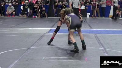 80 lbs Quarterfinal - Emery Hughes, Ottawa Mat Masters vs Harloe Younkin, Oakley Wrestling Club
