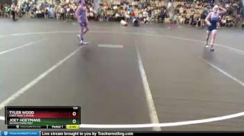 120 lbs Champ. Round 2 - Joey Hoeymans, Georgetown Prep vs Tyler Wood, Saint Mary`s Ryken