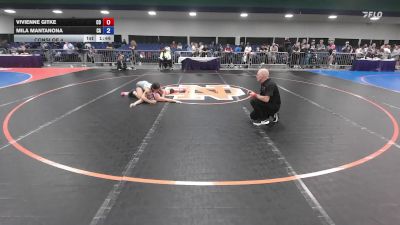 138 lbs Consi Of 4 - Vivienne Gitke, CO vs Mila Mantanona, CA