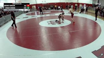120 lbs 3rd Place Match - Jonah Owens, Corona Del Sol High School vs Bronx Hanlon, Faith Lutheran