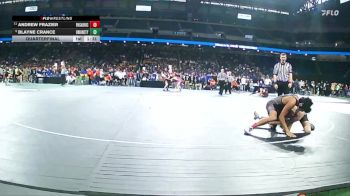 D4-132 lbs Quarterfinal - Blayne Crance, Union City vs Andrew Frazier, Riverview Gabriel Richard