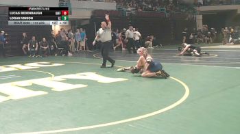 113 lbs Round Of 16 - Lucas Bedenbaugh, Gaffney vs Logan Vinson, Lugoff-Elgin