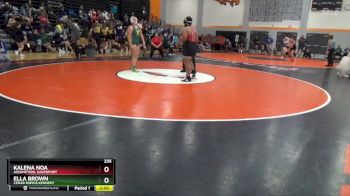 235 lbs Quarterfinal - Ella Brown, Cedar Rapids Kennedy vs Kalena Noa, Assumption, Davenport