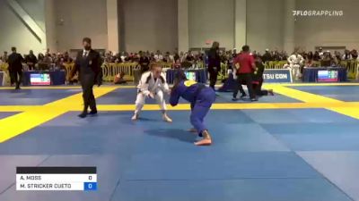ALESSANDRA MOSS vs MELISSA STRICKER CUETO 2021 American National IBJJF Jiu-Jitsu Championship