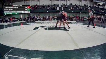 184 lbs Champ. Round 1 - Jesse Perez, Northwestern vs Wyatt Ferguson, Central Michigan