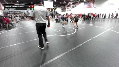 157 lbs Champ. Round 1 - Justin Shnayderman, Beverly Hills vs Colton Seitz, Chaparral