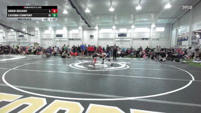 75 lbs 3rd Place - Drew Becker, IL vs Cayden Comfort, PA