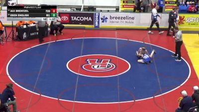 103 lbs Round Of 64 - Jax Brentzel, Penn Trafford vs Eben English, Millcreek