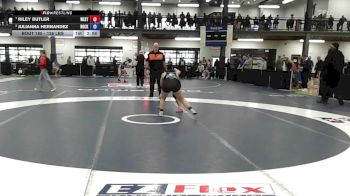 126 lbs Quarterfinal - Riley Butler, West Genesee vs Julianna Hernandez, Rocky Point