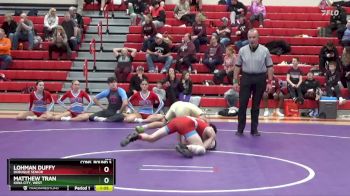 120 lbs Cons. Round 3 - Lohman Duffy, Dubuque Senior vs Matthew Tran, Iowa City, West