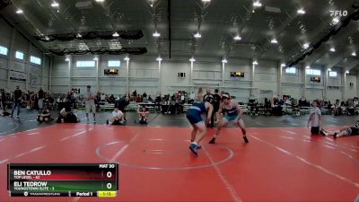 165 lbs Round 5 (6 Team) - Ben Catullo, Top Level vs Eli Tedrow, Youngstown Elite