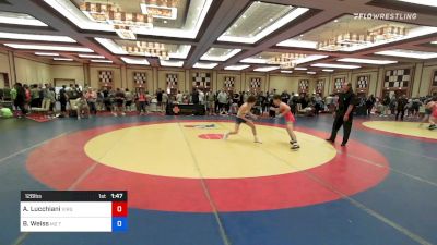 126 lbs Final - Anthony Lucchiani, Virginia vs Brock Weiss, M2 Training Center
