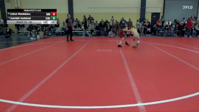 80 lbs Cons. Round 4 - Cole Pearsall, No Nonsense Wrestling vs Xavier Vargas, Forest Lake Wrestling Club