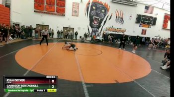 138E Round 2 - Garrison Bertagnole, Natrona County vs Ryan Decker, Cody