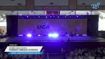 Forrest High School - Forrest Middle School [2024 Junior High Non Tumbling Game Day Day 1] 2024 UCA Tennessee Extreme Regional