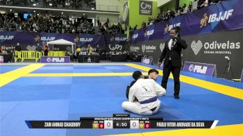 Paulo Vitor Andrade Da Silva vs Zain Ahmad Chaudhry 2026 European Jiu-Jitsu IBJJF Championship