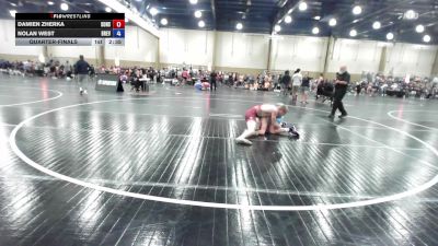 144 lbs Quarterfinal - Damien Zherka, Sons Of Thunder Naples vs Nolan West, Brevard FCA