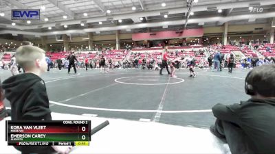 70 lbs Cons. Round 2 - Kora Van Vleet, Maize WC vs Emerson Carey, Augusta