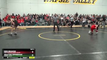 5 lbs Round 2 - Reid Bramow, New Hampton/Turkey Valley vs Krayton Zimmerman, Wapsie Valley