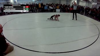2 lbs Quarterfinal - Alex Ditter, CWO vs Archer Roehr, Pioneer Wrestling Club