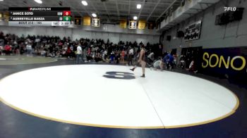 190 lbs Quarterfinal - Janice Soto, Downey vs Aubreyelle Baeza, San Dimas