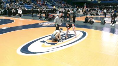125 lbs Champ. Round 1 - Molly O`Connor, Lemont (H.S.) vs Mary Minogue, Libertyville