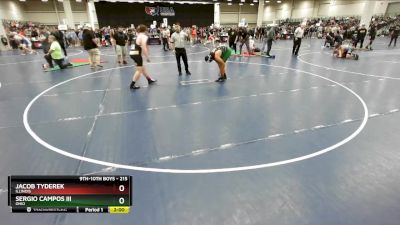 215 lbs Quarterfinal - Sergio Campos Iii, Ohio vs Jacob Tyderek, Illinois